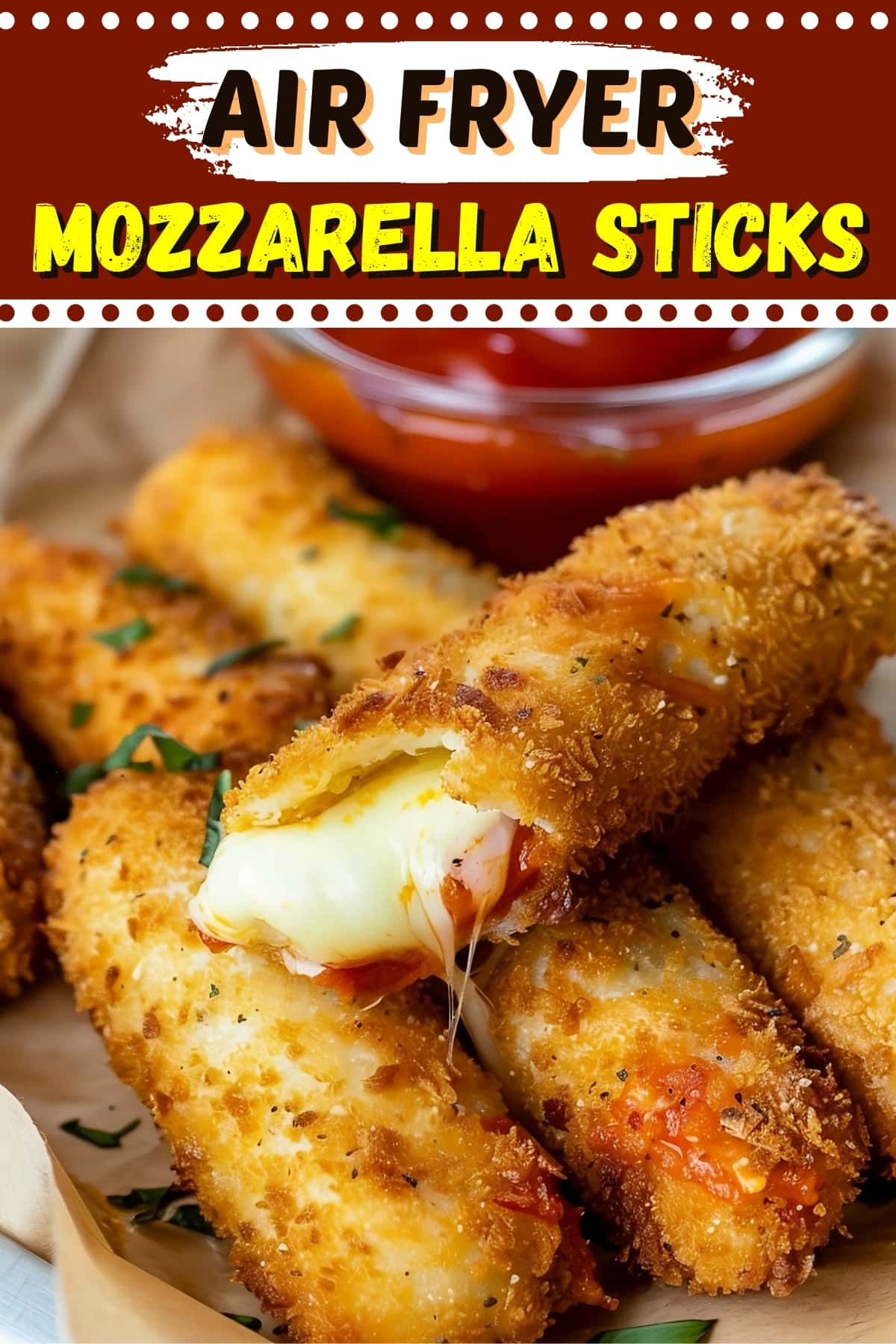 Air Fryer Mozzarella Sticks