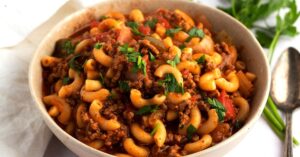 American Goulash with Hamburger