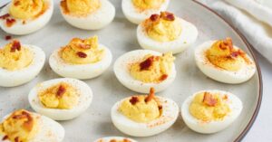 Appetizing Homemade Million Dollar Deviled Eggs