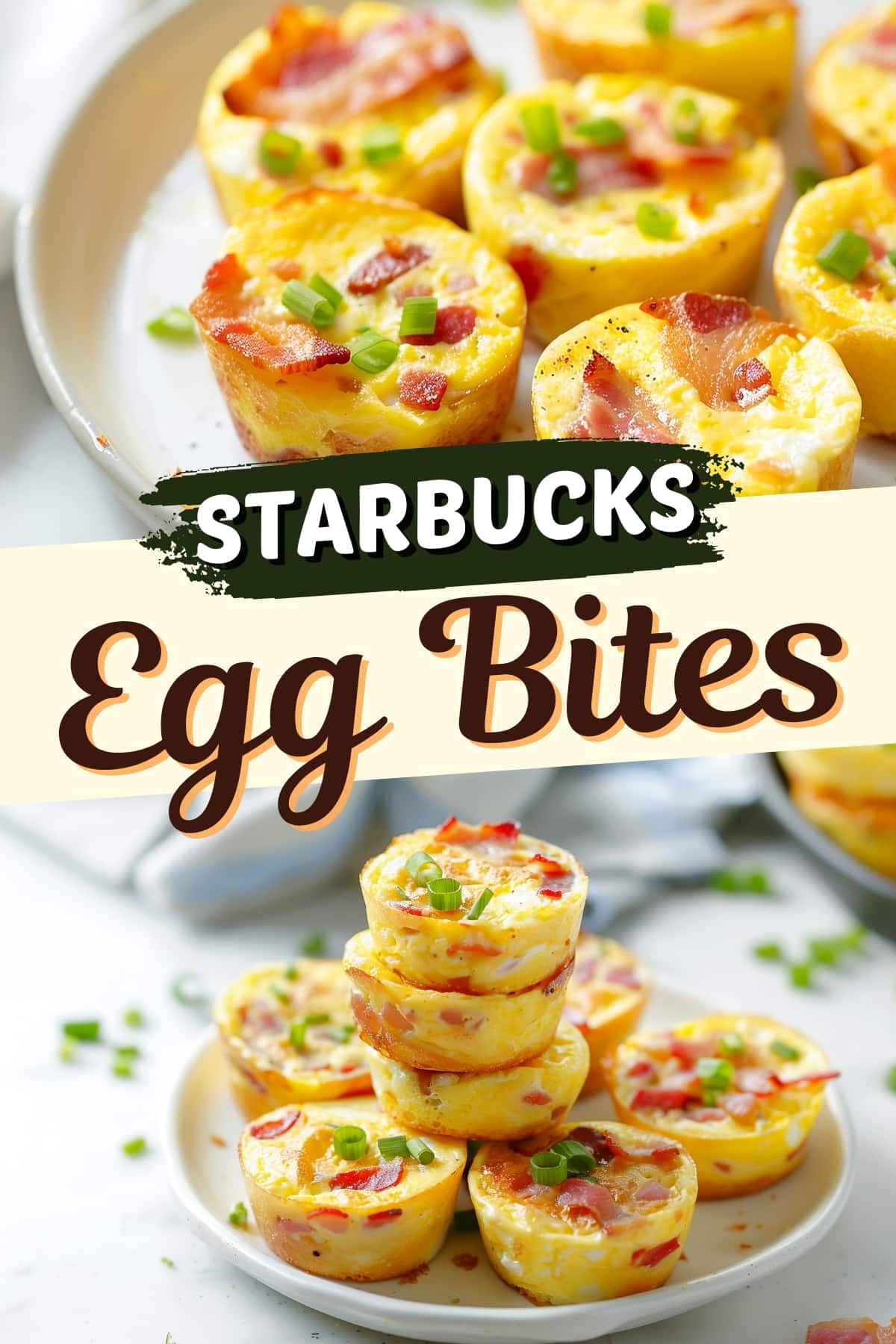 Copycat Starbucks Egg Bites with Bacon & Gruyère