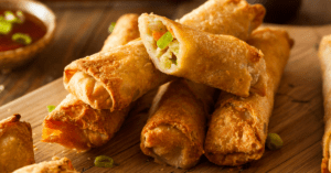 Homemade Fried Pork Egg Rolls